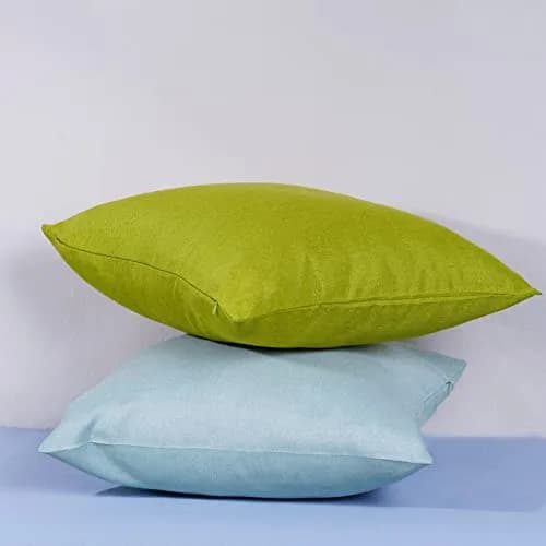yeabwps 4-Pack Outdoor Waterproof Pillow Covers 45x45 cm (18x18 Inches) | Vibrant Colors for Patio & Garden thumbnail 7