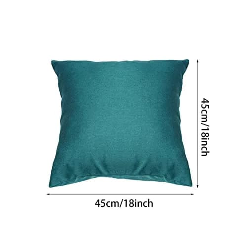 yeabwps 4-Pack Outdoor Waterproof Pillow Covers 45x45 cm (18x18 Inches) | Vibrant Colors for Patio & Garden thumbnail 2