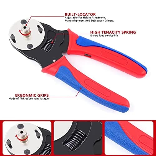 Knoweasy Deutsch Crimper KN16 | 4-Way Indent, 8 Impressions, Automotive & Electrical Use thumbnail 6