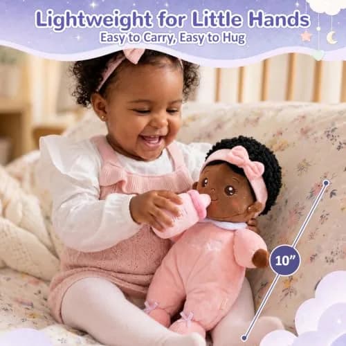 OUOZZZ 10 inch (25.4 cm) Plush Baby Doll | ASTM-Tested & CPC Certified thumbnail 4