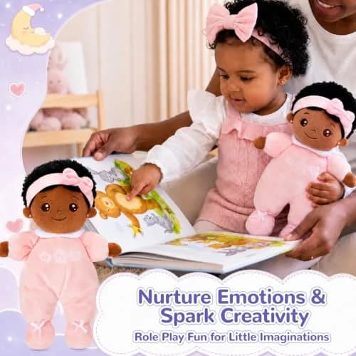 OUOZZZ 10 inch (25.4 cm) Plush Baby Doll | ASTM-Tested & CPC Certified thumbnail 5