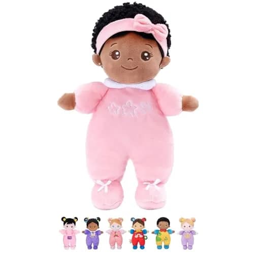 OUOZZZ 10 inch (25.4 cm) Plush Baby Doll | ASTM-Tested & CPC Certified thumbnail 1