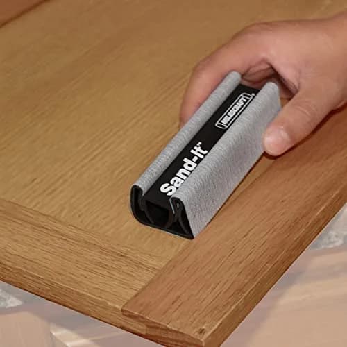 Milescraft Sand-It Multi-Surface Sanding Block | 150 Grit, Fits Any ¼ Sheet, Versatile for Flat, Concave & Convex Surfaces thumbnail 2
