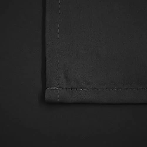 Pickluc Black Cafe Curtain 30"W x 30"L | Short Blackout Window Panel for Kitchen & Small Windows thumbnail 4