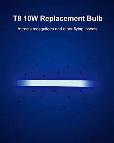 Dichroma 4 Pack Bug Zapper Replacement Light Bulbs 10W | Compatible with 20W Bug Zappers, Long-Lasting 3000 Hours thumbnail 4