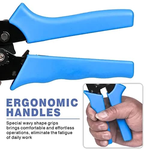 Wekesigo SN-2549 Ratcheting Crimping Tool 0.08-1.0 mm ² | Precise, Durable, Ergonomic thumbnail 5