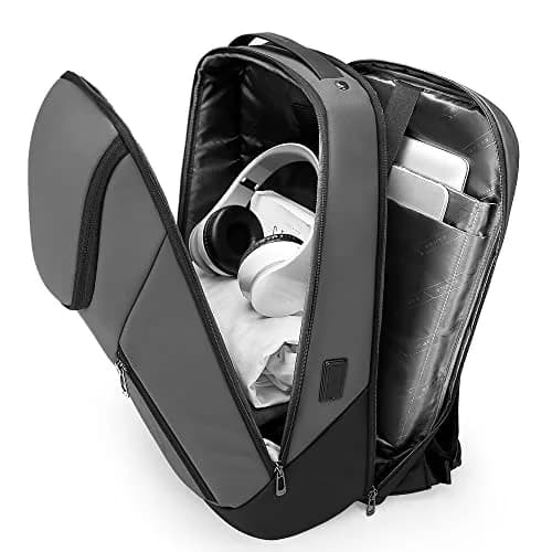 BANGE Business Waterproof Laptop Backpack 15.6 Inch | USB Charging Port & Travel Durability thumbnail 7