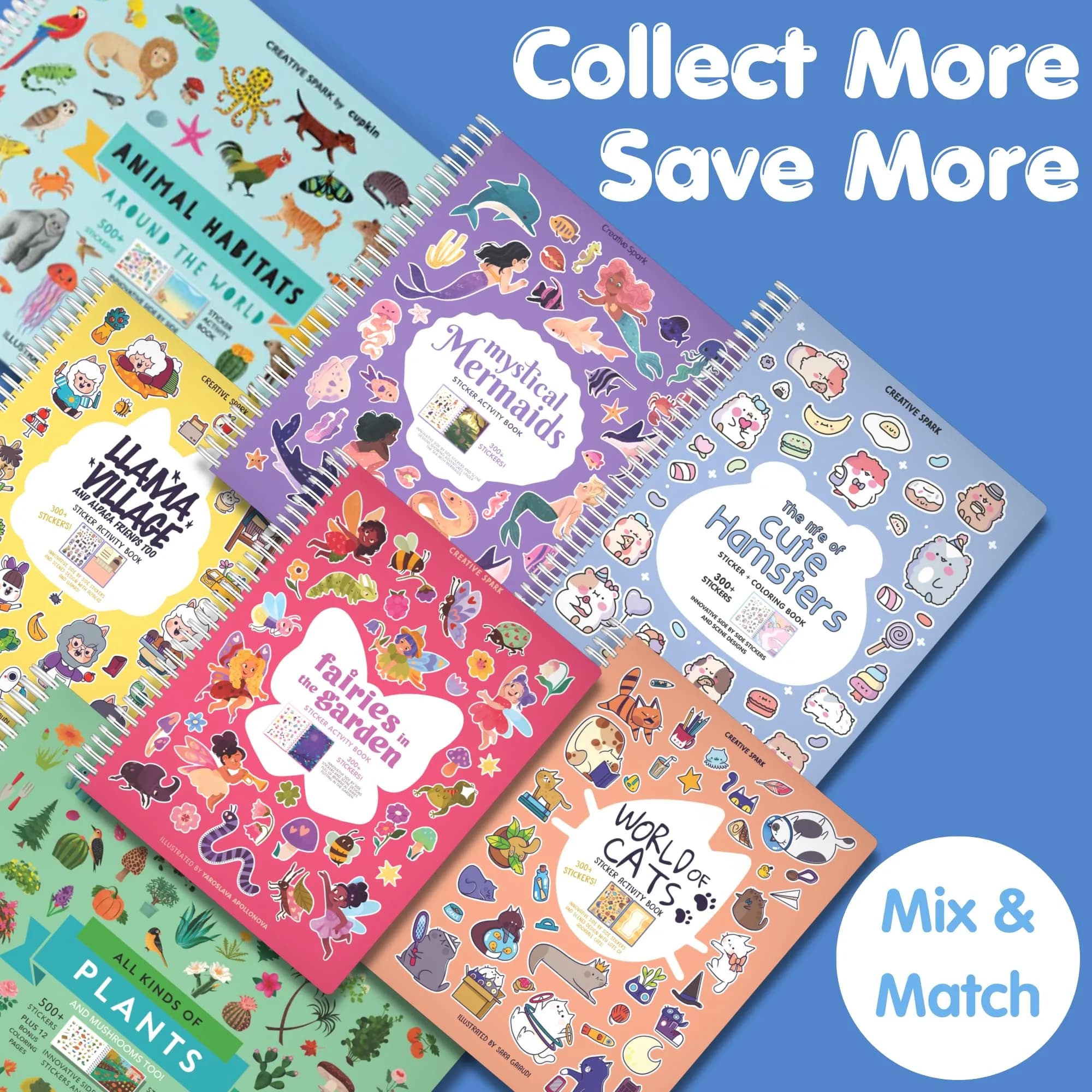 CUPKIN Let's Go to School Sticker Book with Coloring Pages & 500+ Stickers for Toddlers Ages 2-8 - view 2