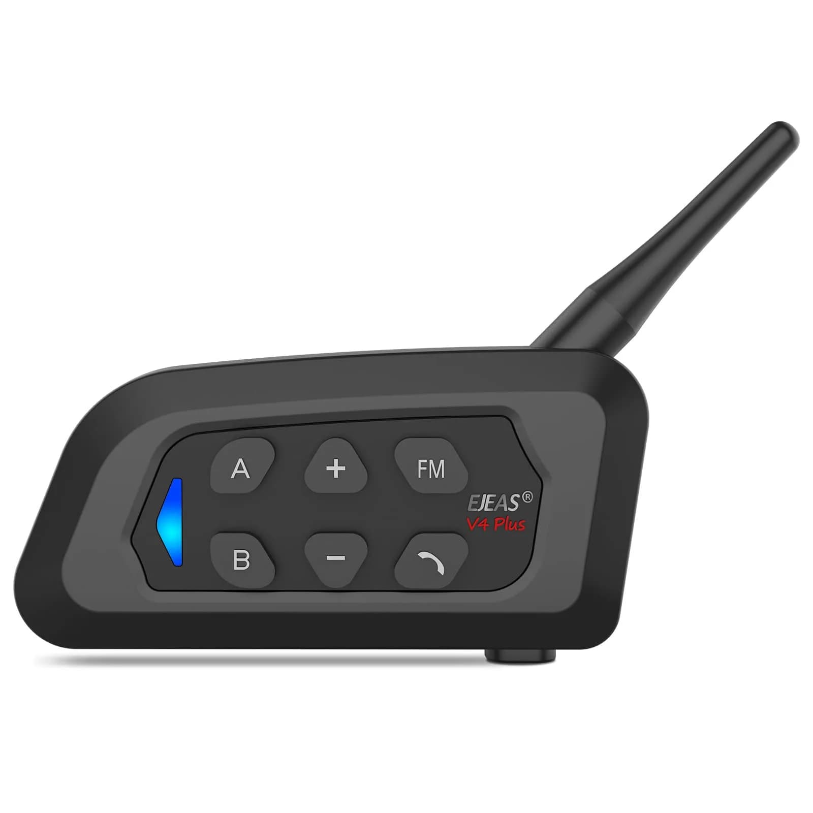 EJEAS V4 Plus Motorcycle Helmet Bluetooth Intercom System 1500m Range | Noise Reduction & 3D Sound — V4-1