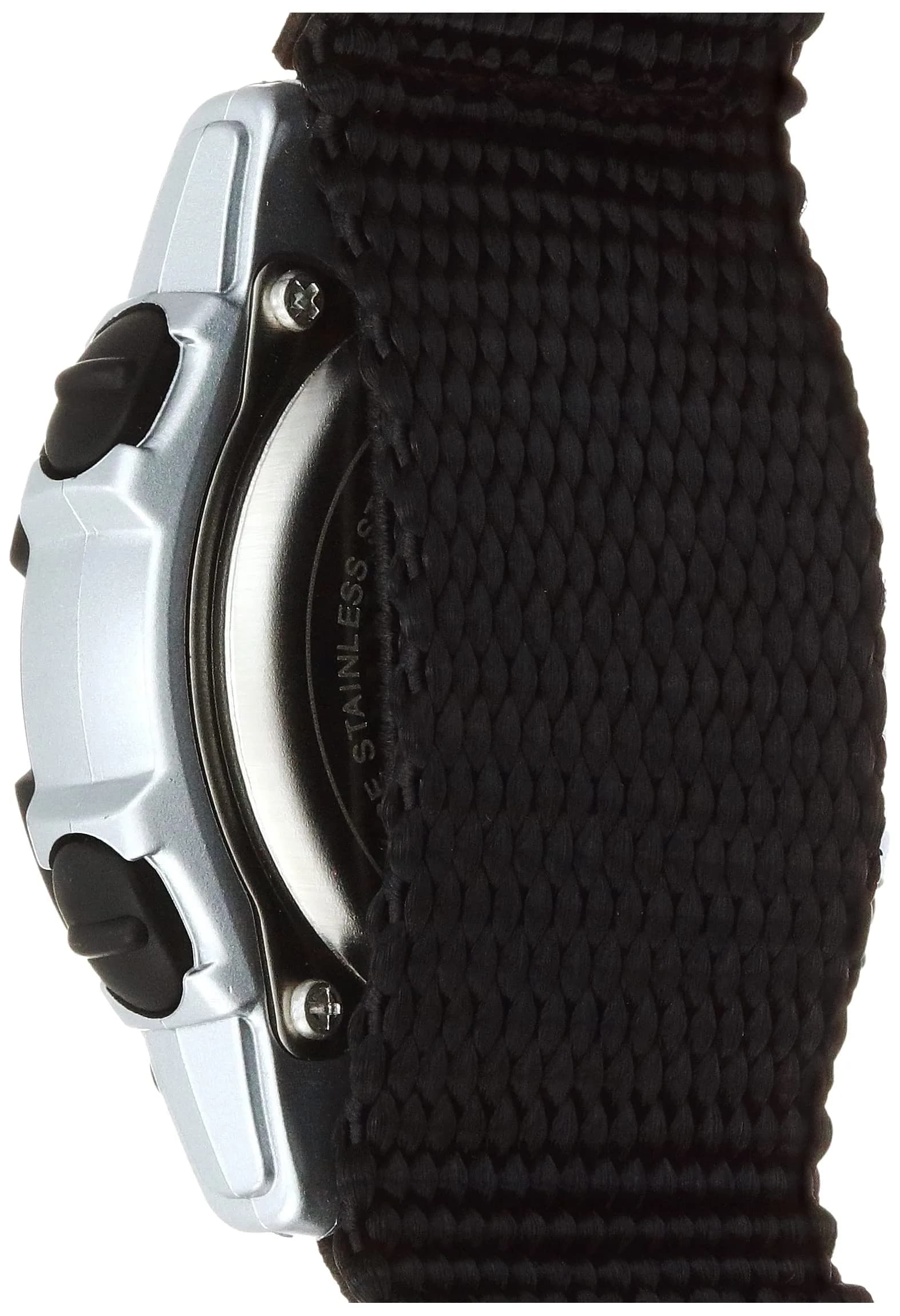Armitron Sport Black/Silver Nylon Strap Digital Chronograph Watch 40mm thumbnail 3