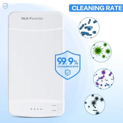 LXIANGN Blue Light Nail Tool Cleaner Box 18.2cm (7.16in) | Portable USB Sanitizer for Manicure Tools thumbnail 6