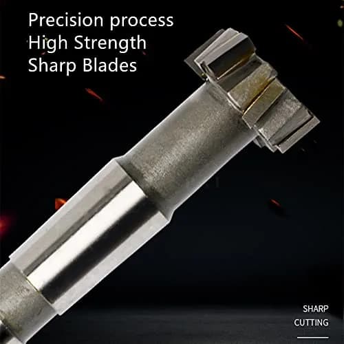 NACX T Slot End Mill 10mm | High-Speed Steel Woodruff Cutter, 6 Flutes, 65mm Length thumbnail 4