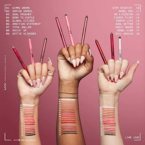 NYX PROFESSIONAL MAKEUP Line Loud Lip Liner, Stay Stuntin' (Midtone Bright Orange) 0.04 oz (1.2 ml) | PETA Certified Cruelty-Free thumbnail 4