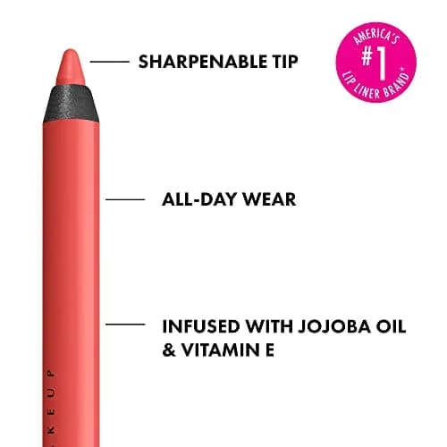 NYX PROFESSIONAL MAKEUP Line Loud Lip Liner, Stay Stuntin' (Midtone Bright Orange) 0.04 oz (1.2 ml) | PETA Certified Cruelty-Free thumbnail 2