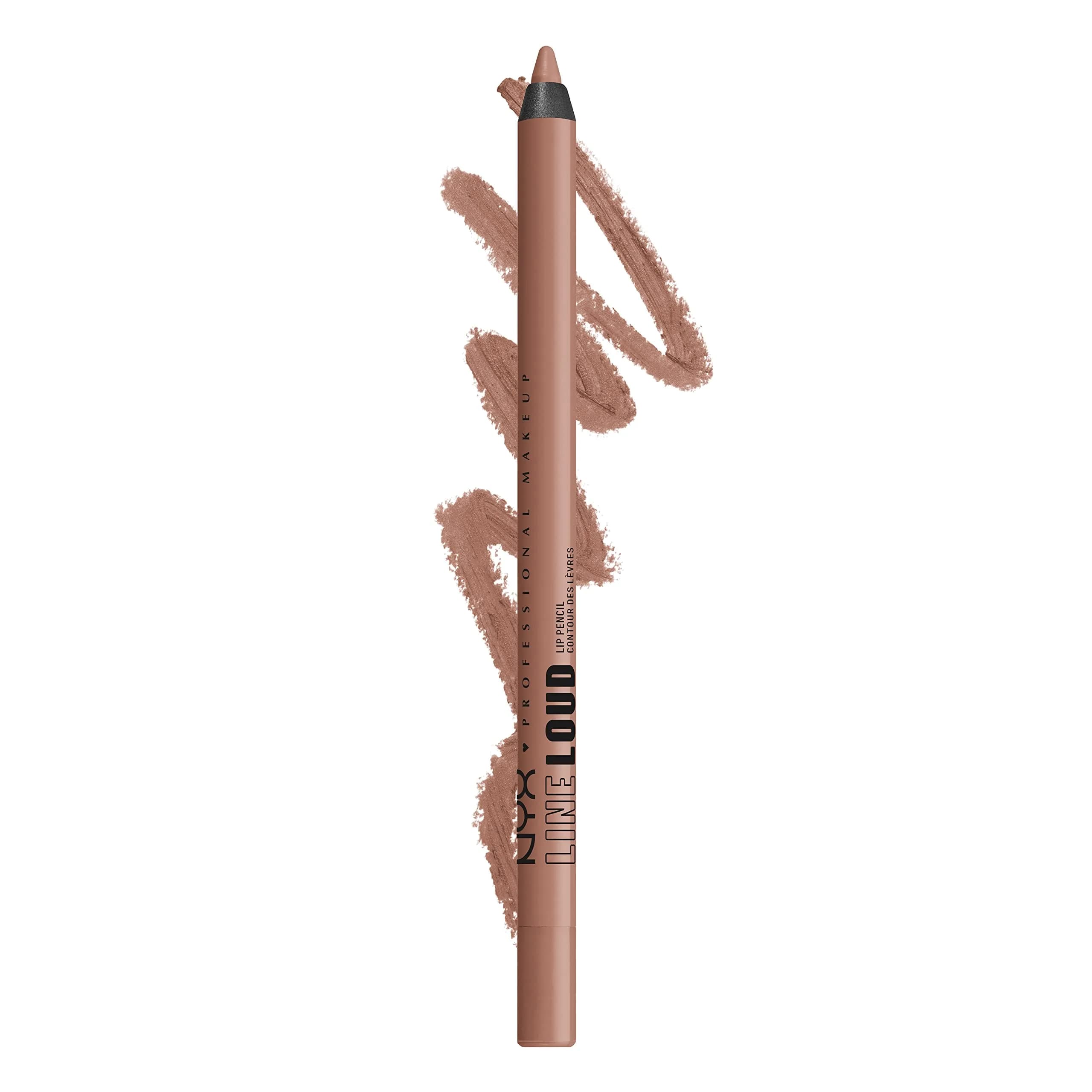NYX PROFESSIONAL MAKEUP Line Loud Lip Liner Pencil, Magic Maker (Midtone Bright Orange) 0.001 kg (0.04 Oz) | Longwear Matte Finish — 05 Global Citizen