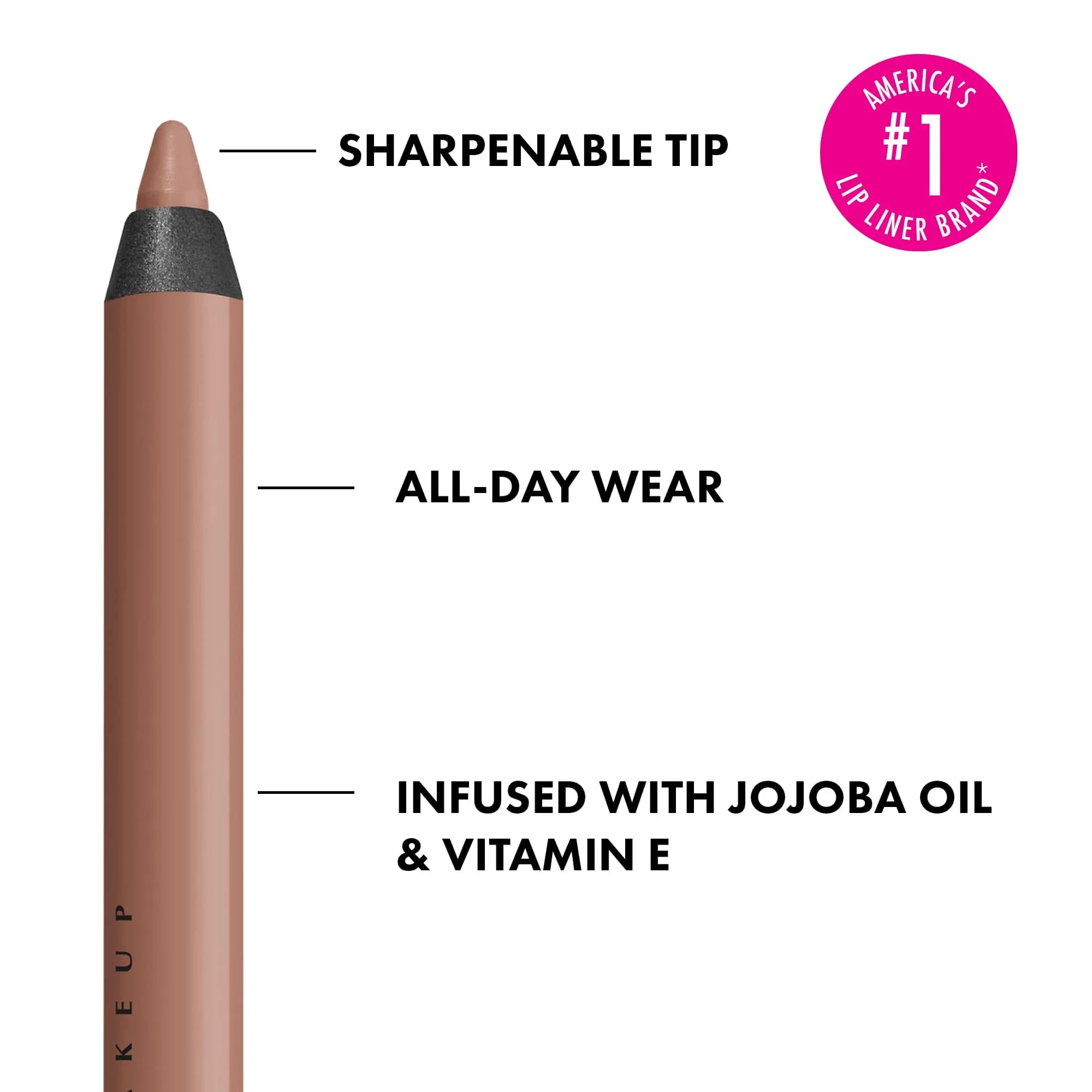 NYX PROFESSIONAL MAKEUP Line Loud Lip Liner, Global Citizen (Medium Neutral Nude) | Long-Lasting, Transfer-Resistant Matte Finish - view 2