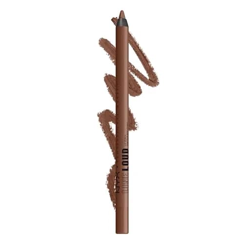 NYX PROFESSIONAL MAKEUP Line Loud Lip Liner Total Baller 0.04 oz (1.2 g) | Longwear Matte Lip Pencil with Jojoba Oil & Vitamin E thumbnail 2