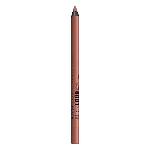 NYX PROFESSIONAL MAKEUP Line Loud Lip Liner Ambition Statement (Warm Peach Brown) 0.04 oz (1.2 g) | Longwear Matte Lip Pencil thumbnail 1