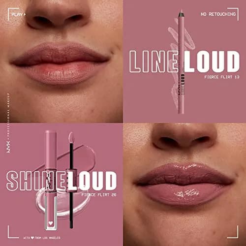 NYX PROFESSIONAL MAKEUP Line Loud Lip Liner 0.04 Oz | Longwear Pigmented Lip Pencil with Jojoba Oil & Vitamin E thumbnail 3