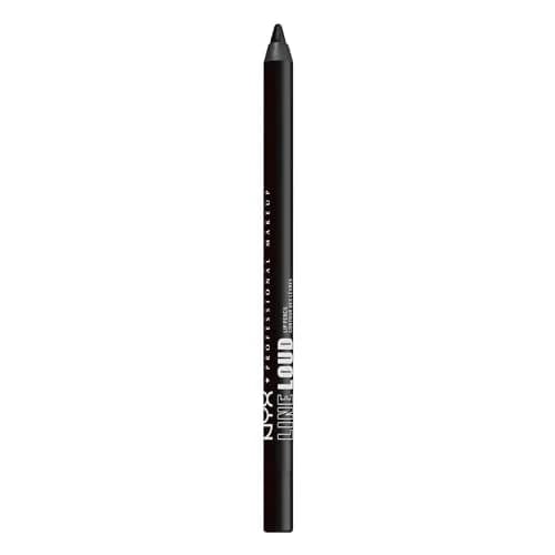 NYX PROFESSIONAL MAKEUP Line Loud Lip Liner, Longwear & Pigmented Lip Pencil with Jojoba Oil & Vitamin E - Evil Genius (Black) | Vibrant Matte Finish thumbnail 1