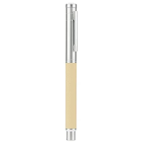 Asvine Silver Birch Forest Aluminum Fountain Pen Medium Nib with Metal Box Writing Pen Set 13.8 cm (5.43 in) | Smooth Ink Flow thumbnail 4