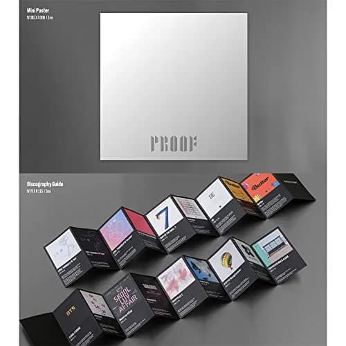 DREAMUS BTS PROOF Compact Edition Album Gold 15.5 x 15.2 x 1.5 cm | K-pop Collector's Edition thumbnail 6