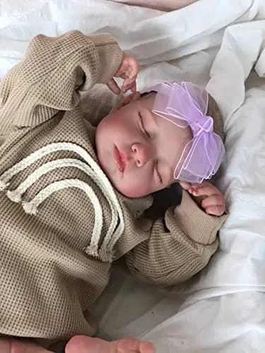 Pinky Reborn Realistic Baby Doll 50cm (20 Inch) | Handmade Silicone Reborn Toddler Doll Set thumbnail 4