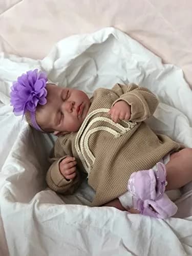 Pinky Reborn Realistic Baby Doll 50cm (20 Inch) | Handmade Silicone Reborn Toddler Doll Set thumbnail 5