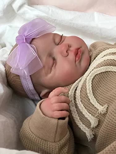 Pinky Reborn Realistic Baby Doll 50cm (20 Inch) | Handmade Silicone Reborn Toddler Doll Set thumbnail 2
