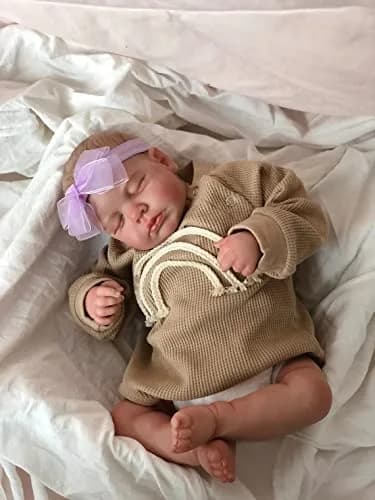 Pinky Reborn Realistic Baby Doll 50cm (20 Inch) | Handmade Silicone Reborn Toddler Doll Set thumbnail 3