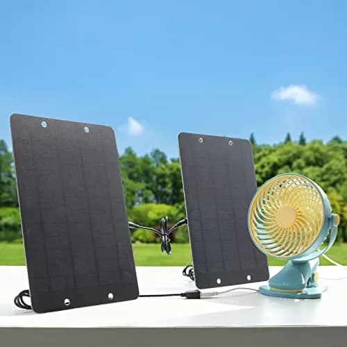 Soshine 6W x2 Solar Panel 12W (27.99cm x 18.01cm) | High-Efficiency Monocrystalline Solar Charger thumbnail 5