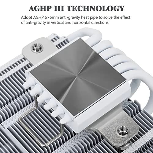 Thermalright AXP120-X67 White ARGB Low Profile CPU Cooler 67mm Height | Intel LGA 1700/1851 & AMD AM4 Compatible thumbnail 2