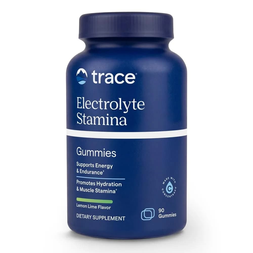 Trace Minerals Electrolyte Stamina Gummies, Lemon Lime | Full Spectrum Ionic Trace Minerals Support — Lemon Lime