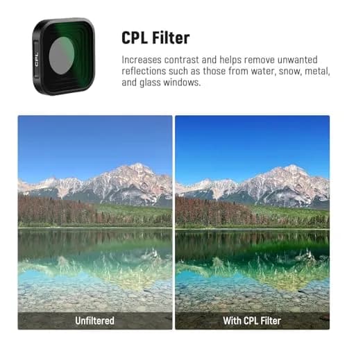 NEEWER ND Filter Set for GoPro Hero 13/12/11/10/9, 6 Pack CPL/ND8/ND16/ND32/ND64/ND1000 | Multi-Coated Optical Glass thumbnail 5