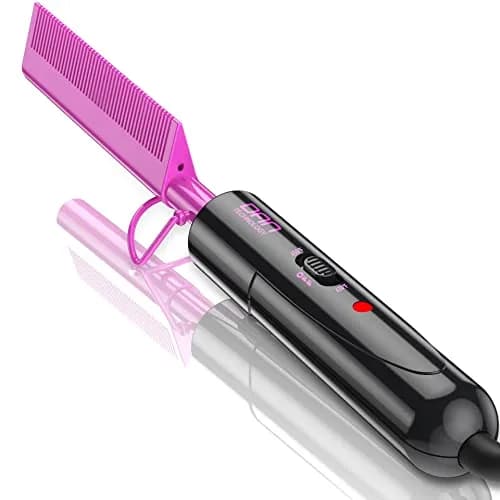 DAN Technology Ceramic Pressing Comb 450°F | Fast Heating Hot Comb for Hair Styling thumbnail 1
