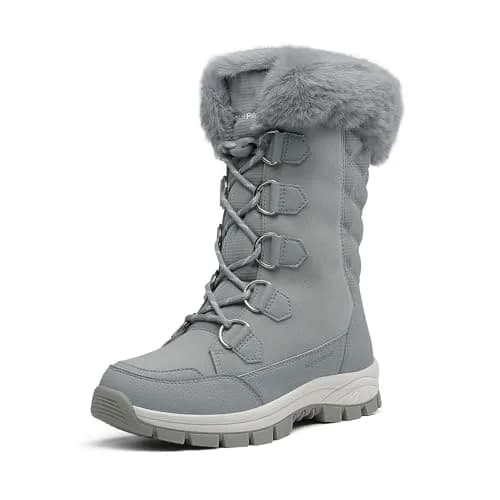 DREAM PAIRS Women's Waterproof Mid Calf Snow Boots 8.5 | Faux Fur Lining & Slip-Resistant Sole thumbnail 1