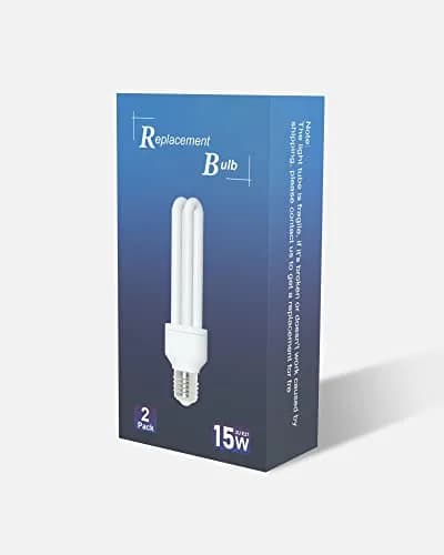 Dichroma E27 U Type 15W Bug Zapper Replacement Bulbs 2-Pack | 1100 Lumens Daylight White thumbnail 7