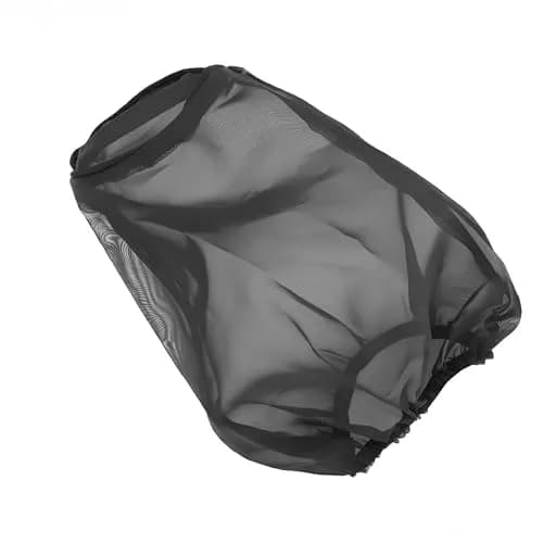 TCMI Universal Air Intake Filter Sock Cover for Harley, Kawasaki, Suzuki, Honda, Yamaha - Black L (12cm*15cm*24cm) thumbnail 5