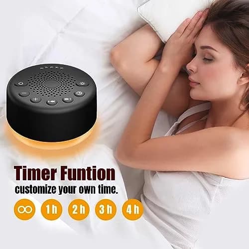 Easysleep White Noise Machine with 25 Sounds & Night Light | 10.1 cm (3.9 inch) Compact Design thumbnail 4