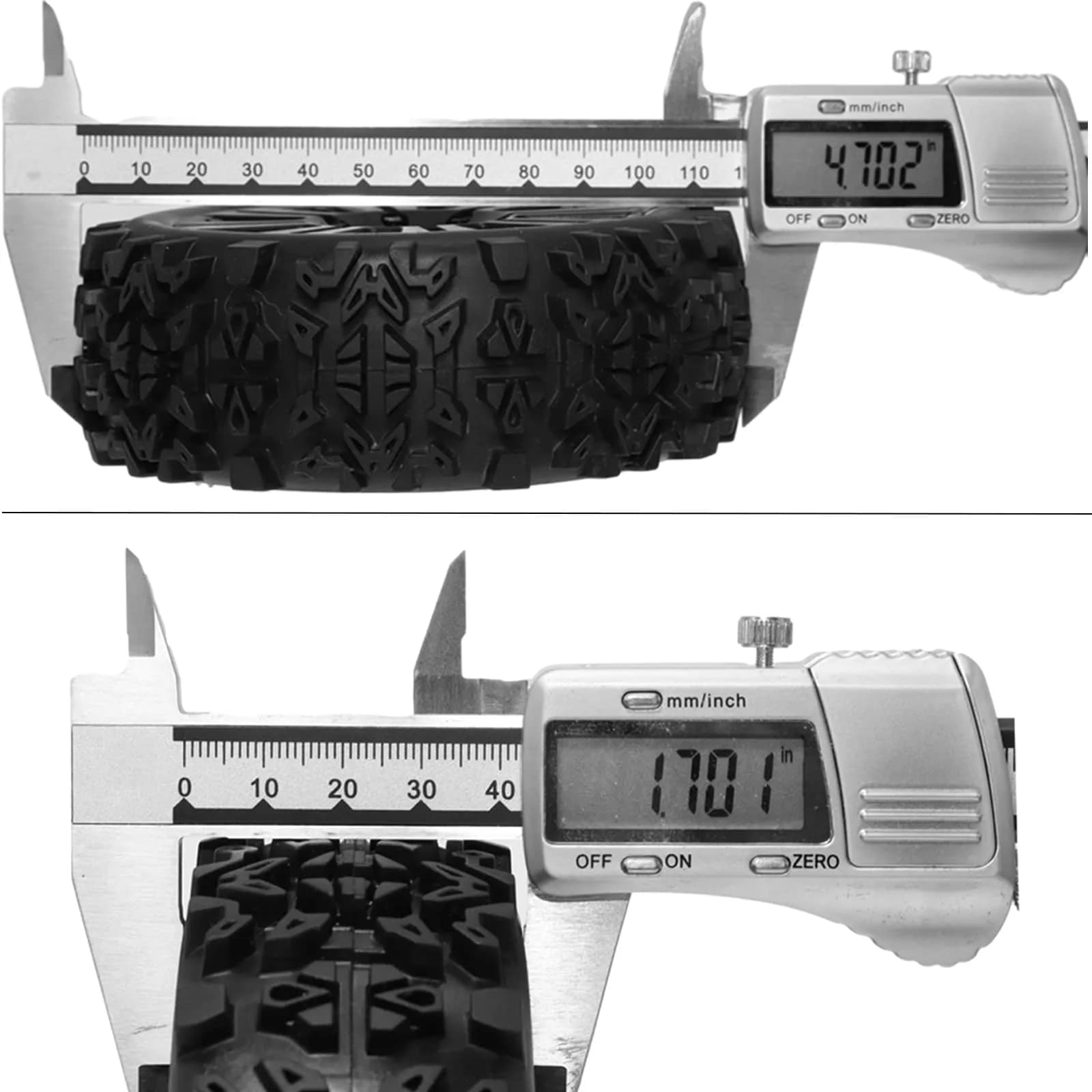 RC Station 1/8 Scale RC Buggy Tires 17mm Hex Wheels (120mm x 42mm) | Off-Road Grip for Arrma, Losi, HPI - view 6