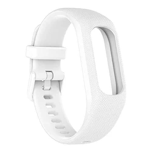 Gheper Soft Silicone Bands Compatible with Garmin Vivosmart 5 Straps 18mm (3 Pack, Lime/Mint/White) thumbnail 6