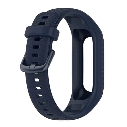 Gheper Soft Silicone Bands Compatible with Garmin Vivosmart 5 Straps 18mm (5.8"-8.5" Wrists) | 3-Pack Replacement Wristbands with Metal Clasp thumbnail 6