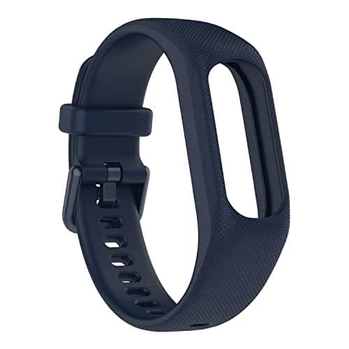 Gheper Soft Silicone Bands Compatible with Garmin Vivosmart 5 Straps 18mm (5.8"-8.5" Wrists) | 3-Pack Replacement Wristbands with Metal Clasp thumbnail 7