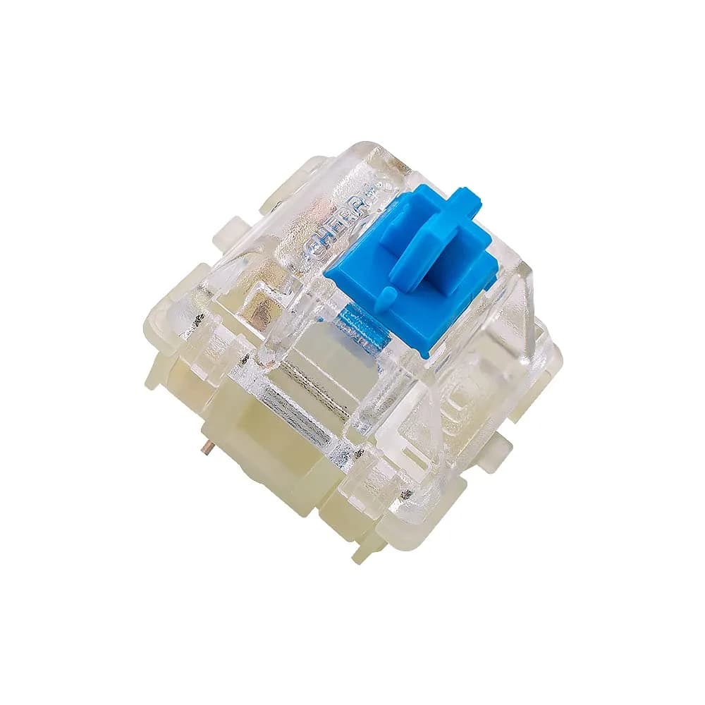 Granvela Cherry MX RGB Blue Key Switches 20 Pack | Clicky Tactile Switches for Mechanical Keyboard — 20pcs
