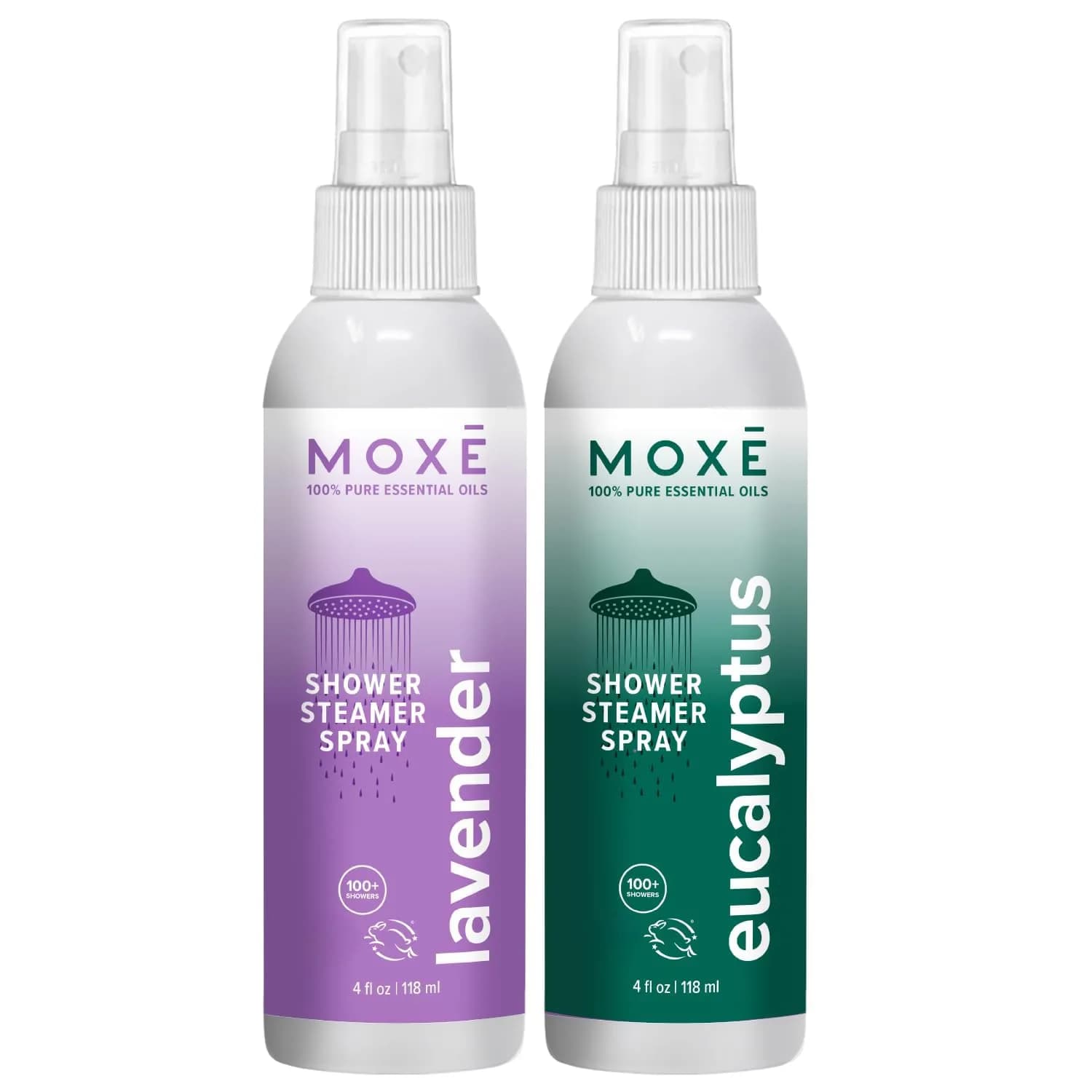 MOXE Lavender & Eucalyptus Shower Steamer 4oz | All Natural Sinus Relief, 2 Pack - main product image