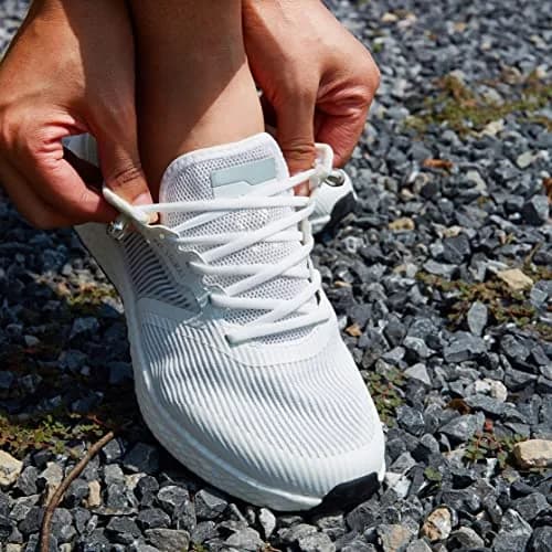 anan520 Tieless Elastic Shoe Laces | No Tie Slip-On Support for Kids & Adults, Black thumbnail 4