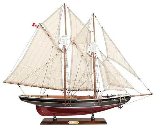 SAILINGSTORY Bluenose 1/60 Scale Wooden Sailboat Model Ship Replica Large | 82 cm (32" L) Nautical Display thumbnail 1