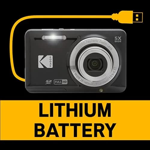 Kodak PIXPRO FZ55 Digital Camera 16MP CMOS 5X Optical Zoom 1080p HD Video 2.7" LCD Black | Compact Point-and-Shoot Camera thumbnail 7