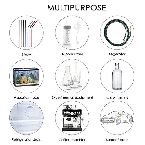 FOLUNUE 40-inch Cleaning Brush Set (4PCS) | Flexible Stainless Steel Handle for Straws, Drains, and Tubes thumbnail 6