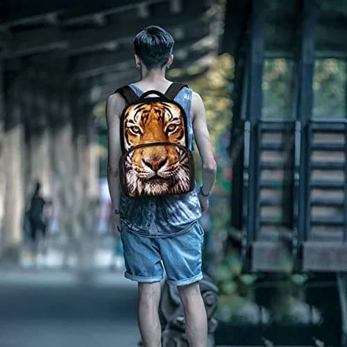 ENDUO DESIGN Animal Backpack King Kong 17 Inch Water-Resistant School Bag for Teenagers & Adults thumbnail 2